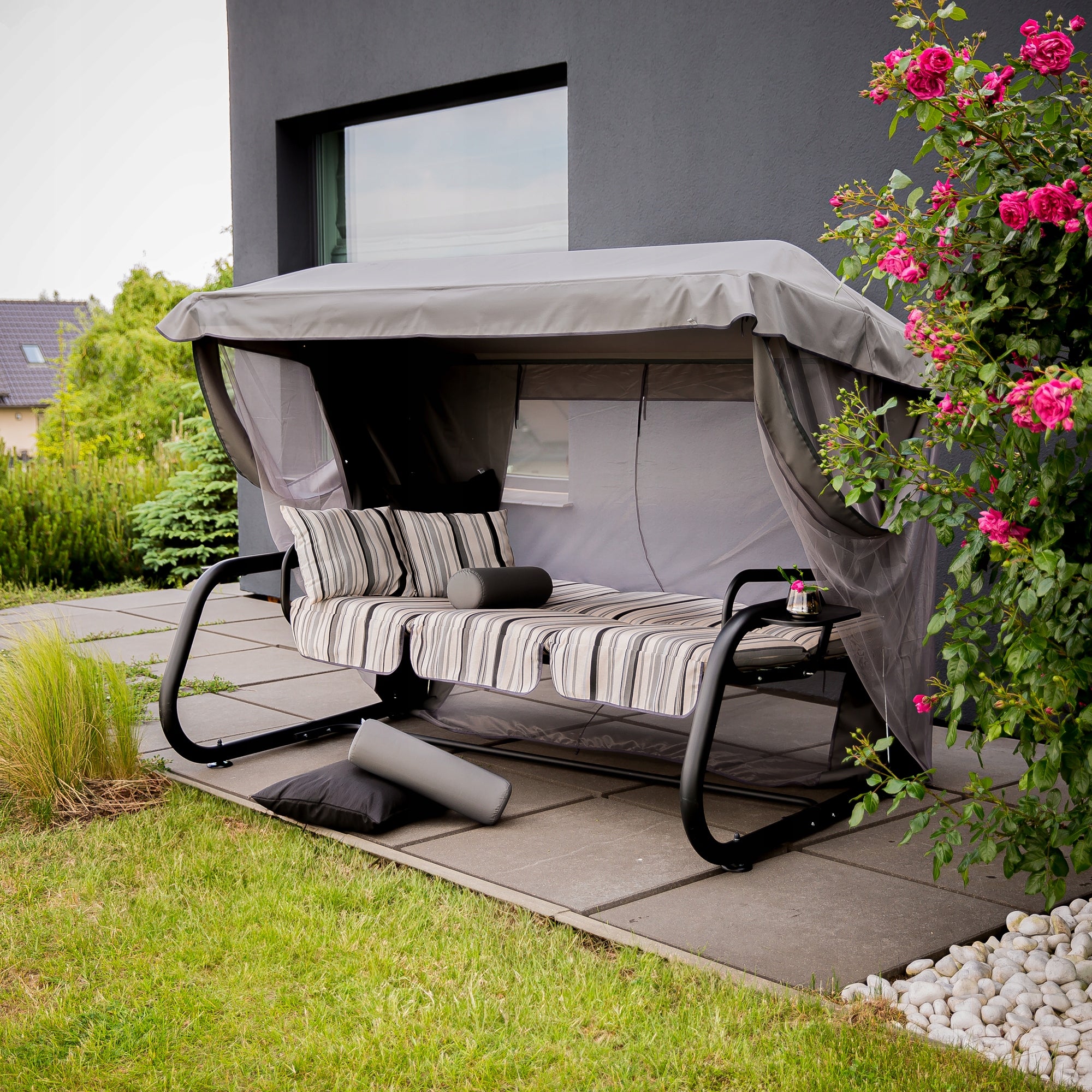 448545 Swing bench garden rocker Venezia Lux Black Edition PATIO Manufacturer code 448545