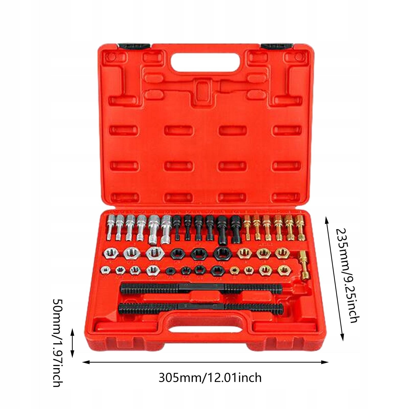 45Pcs Thread Repair Tool Set with Storage Box Rethreading Easy to Use for Brand no brand