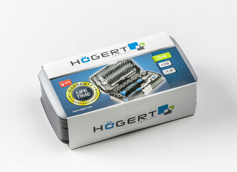 Galvučių ir antgalių rinkinys Hoegert Technik HT1R462