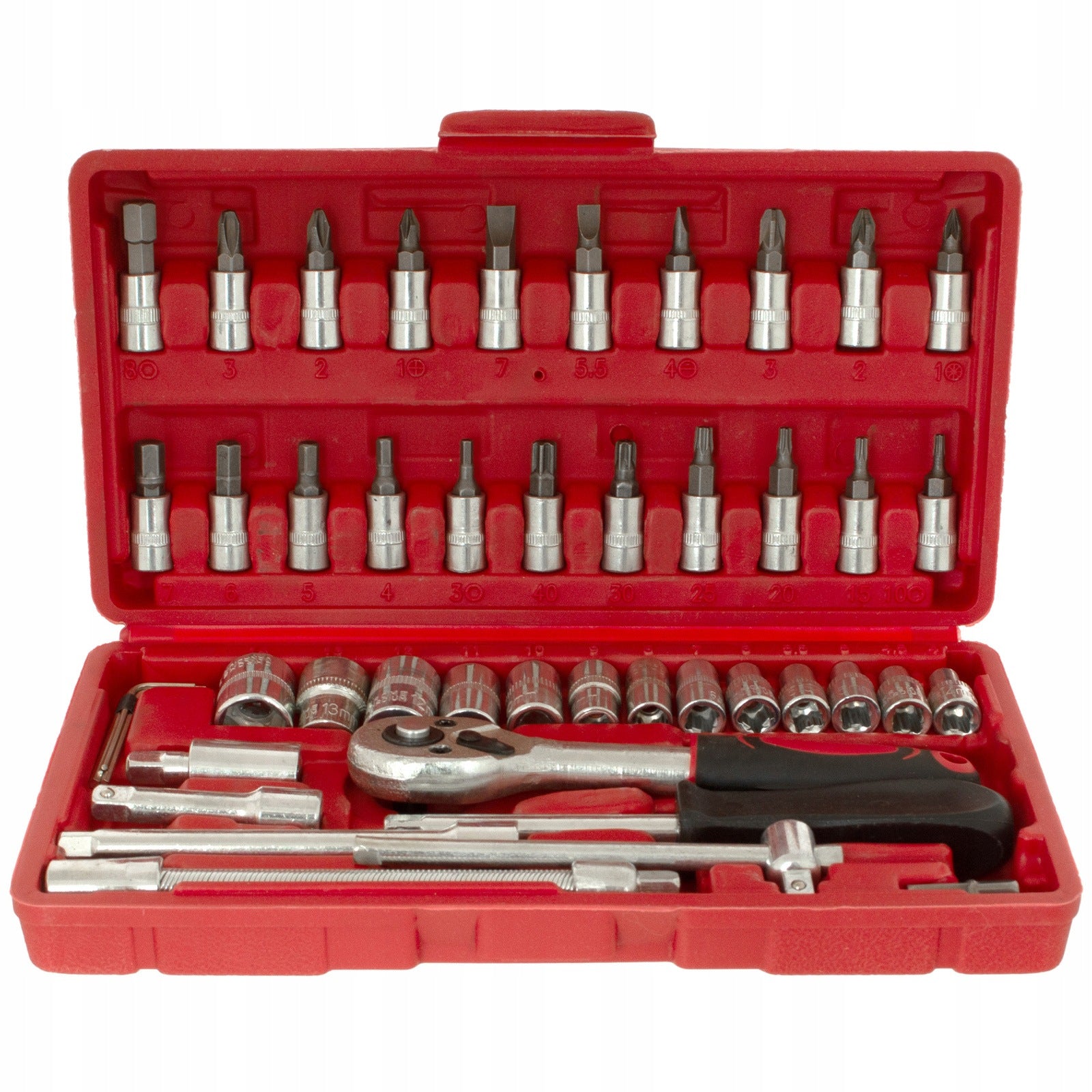 46-Piece Socket Wrench and Bit Set TORX Brand M MODECAR