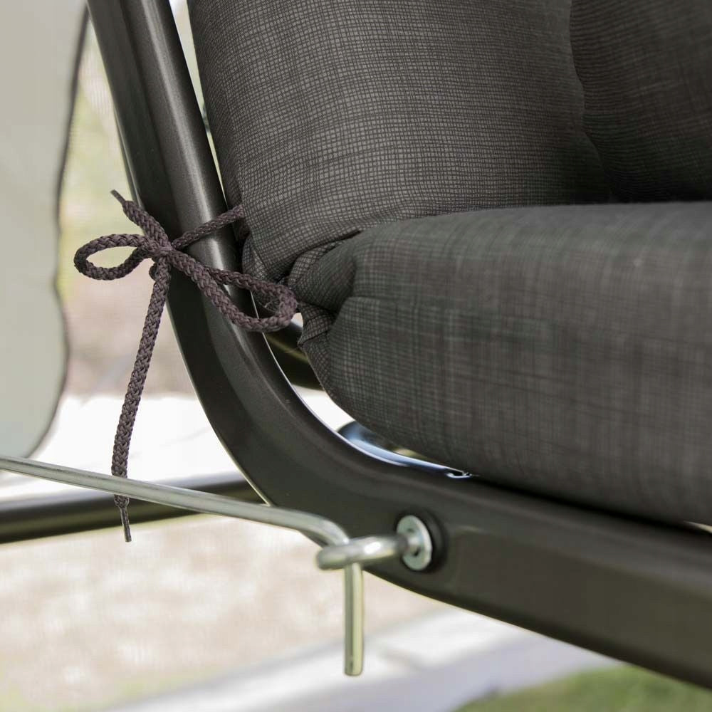 461114 GARDEN SWING WITH MOSQUITO NET 4 PERSONS Seat length 179 cm