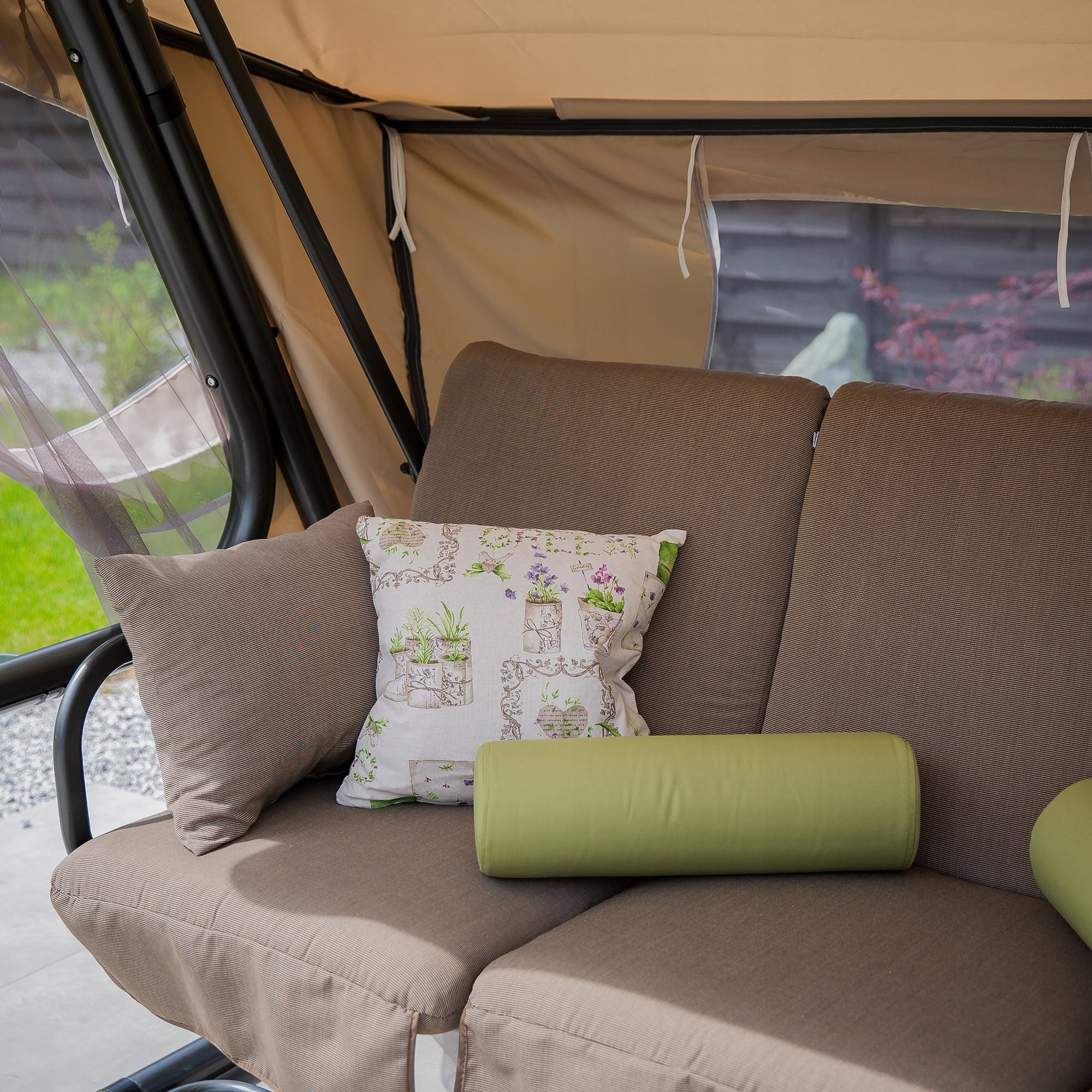 461116 Garden swing with mosquito net Patio Venezia Lux Seat width 55 cm