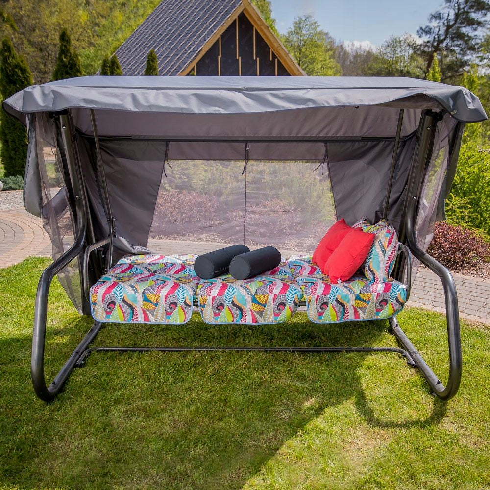 461838 GARDEN SWING WITH MOSQUITO NET PATIO VENEZIA LUX Material of manufacture metal fabric synthetic material
