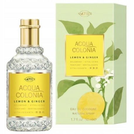 4711 Acqua Colonia Lemon & Ginger unisex cologne 50 ml Brand 4711