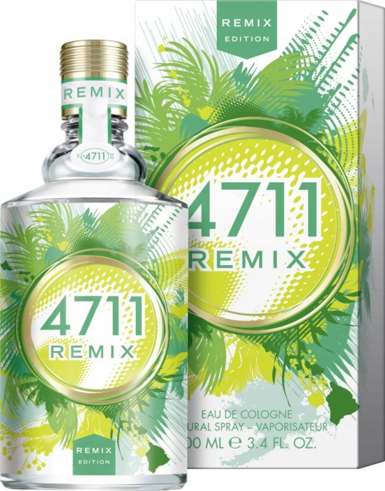 4711 Remix Green Oasis Unisex Eau de Cologne 100ml Packaging status original