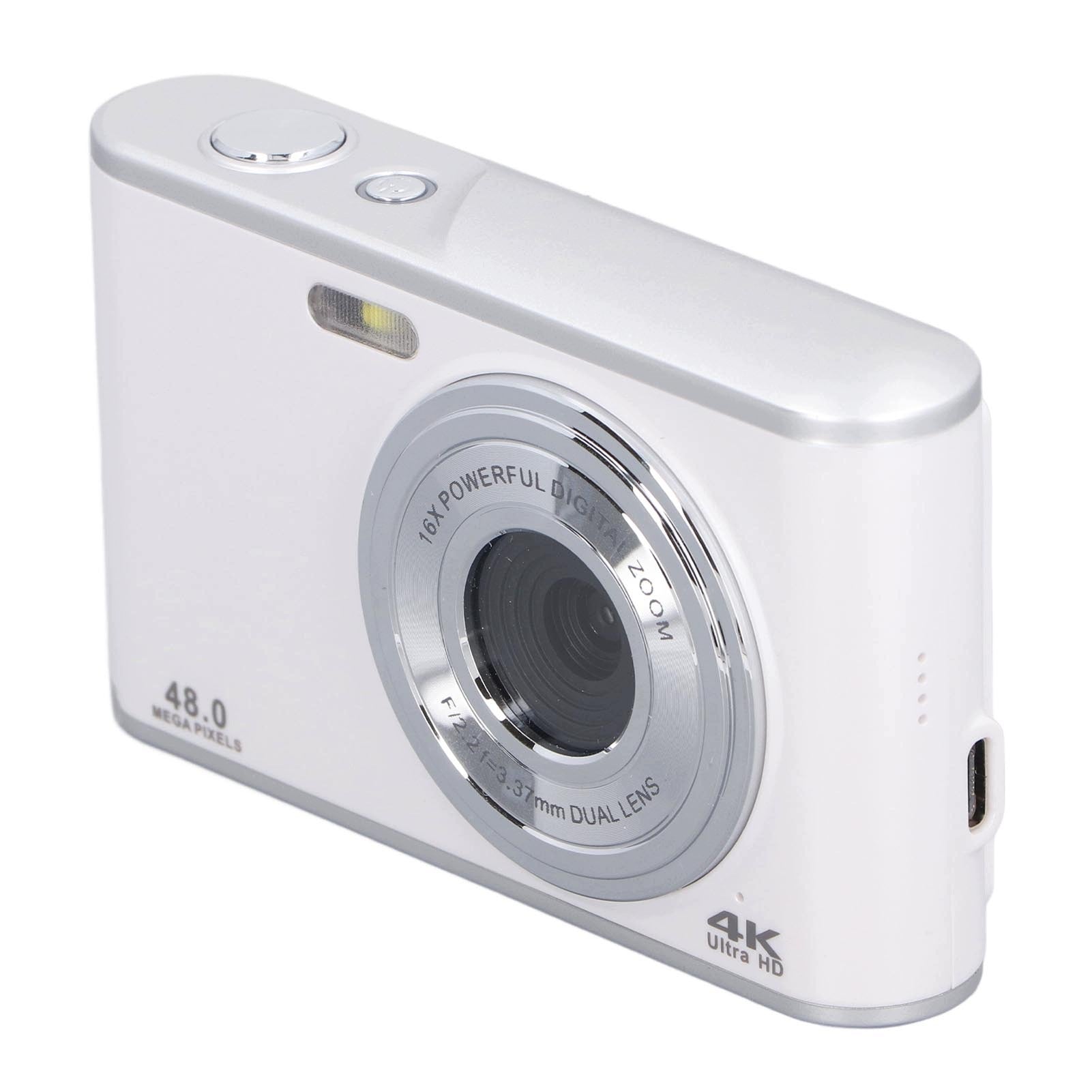 48 MP 4K Ultra HD Pocket Camera with Two Lenses, 16x 7K Brand no brand