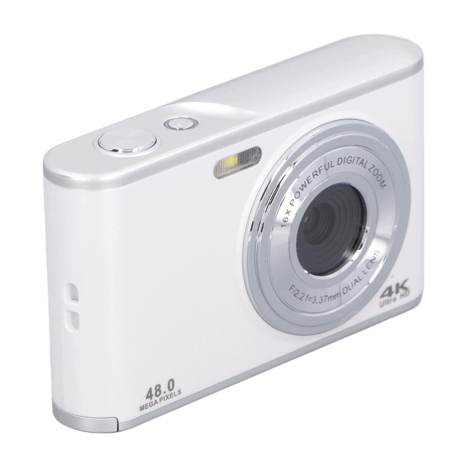 48 MP 4K Ultra HD Pocket Camera with Two Lenses, 16x 7K Model 1729HMPH