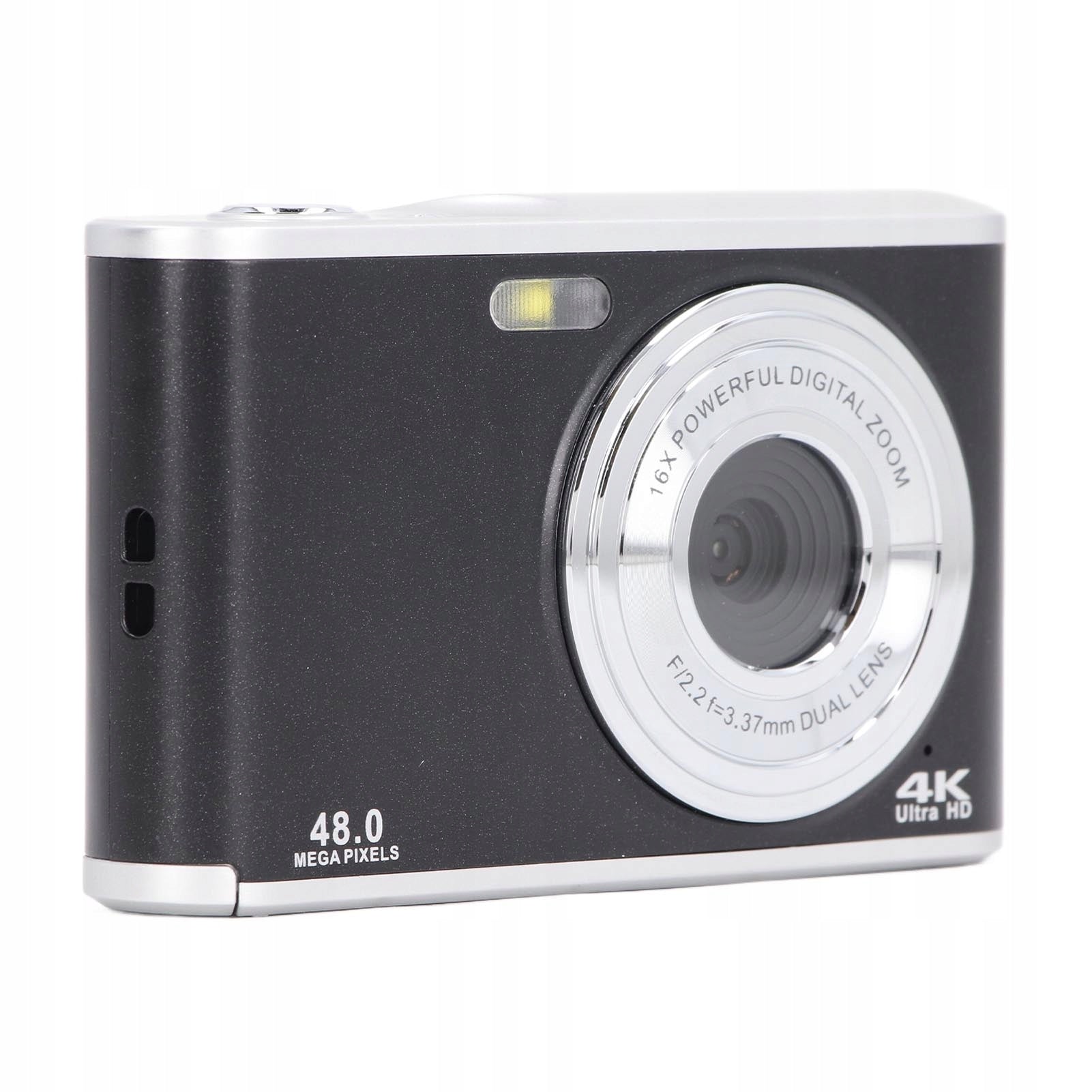 48 MP 4K Ultra HD Pocket Camera with Two Lenses, 16x IL Brand no brand