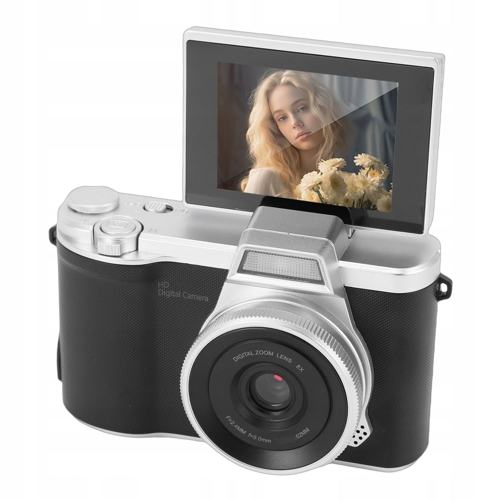 48 MP digital camera, 8x zoom, 1080 P mirrorless camera, with WJ Brand no brand