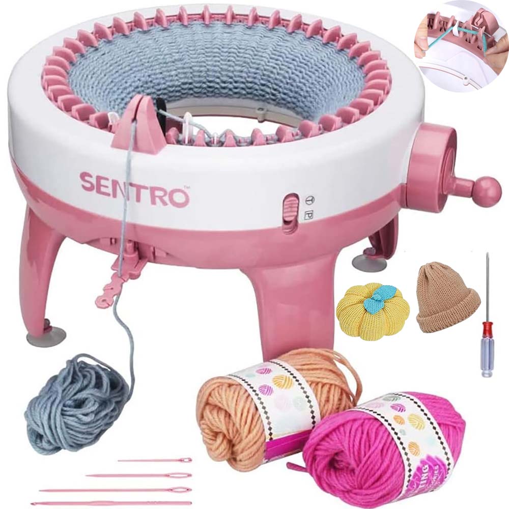 48 NEEDLES KNITTING MACHINE KNITTING HAT SCARVES SET