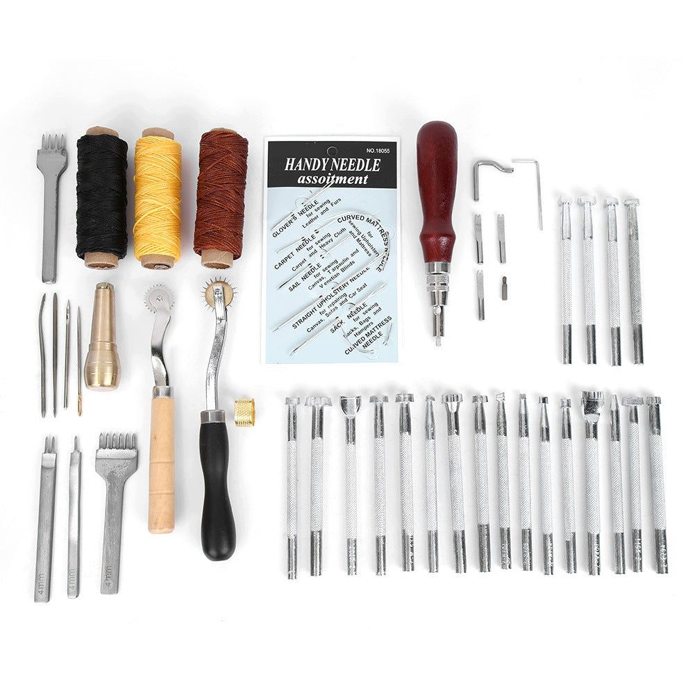 48 Pcs Multi-Shape Leather Punching Tools with AP Kit