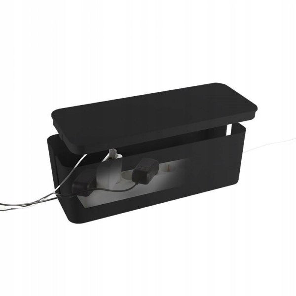 Didelė 40 cm kabelių laikymo dėžė-organizatorius