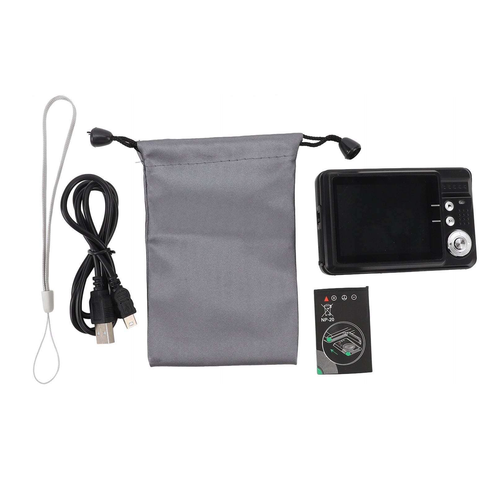 48MP 4K Digital Camera 8x Zoom Anti Shake 2,7 Inch NA