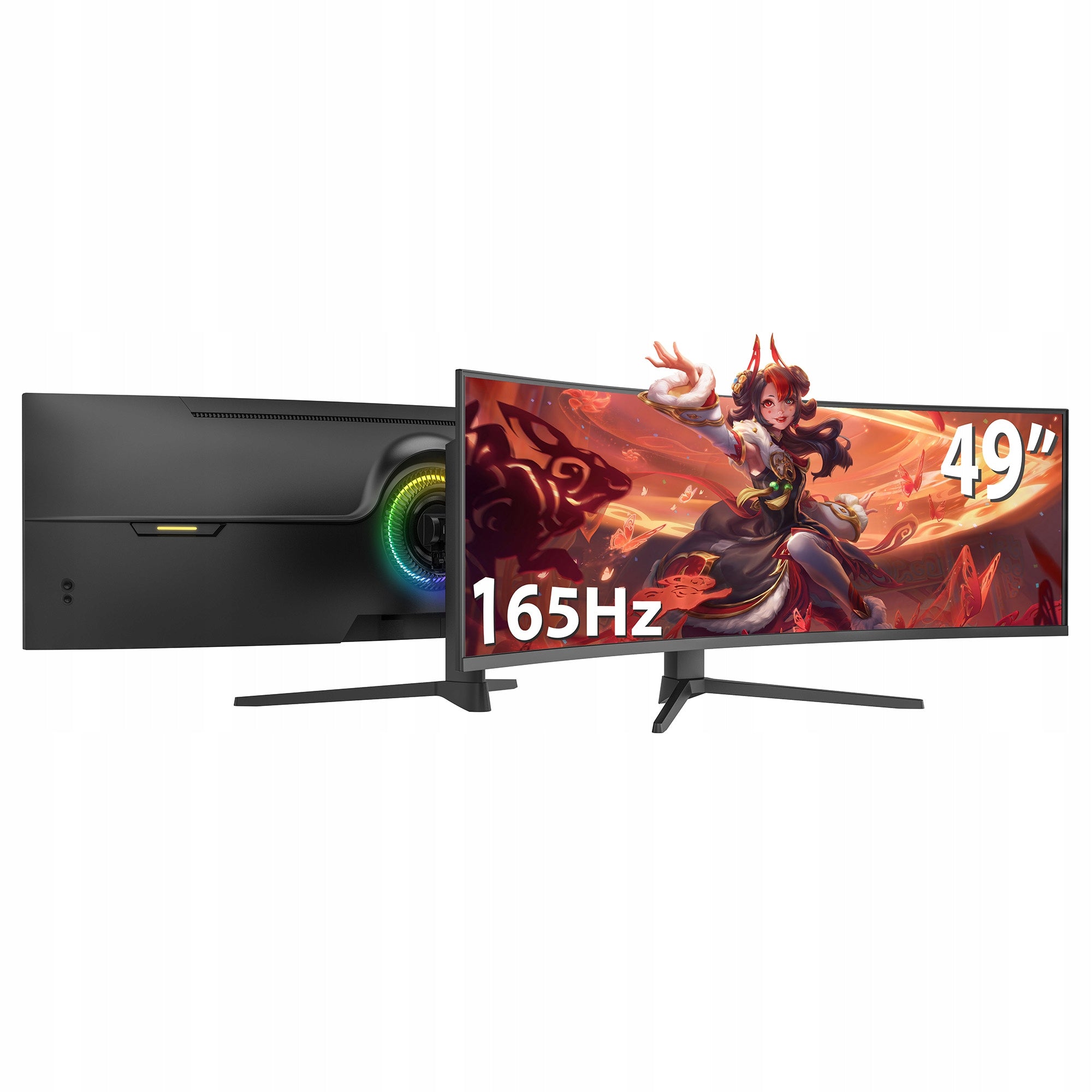 49" 5120x1440, 5K, 165Hz Curved Monitor, Gaming, VA, RGB, USB-C