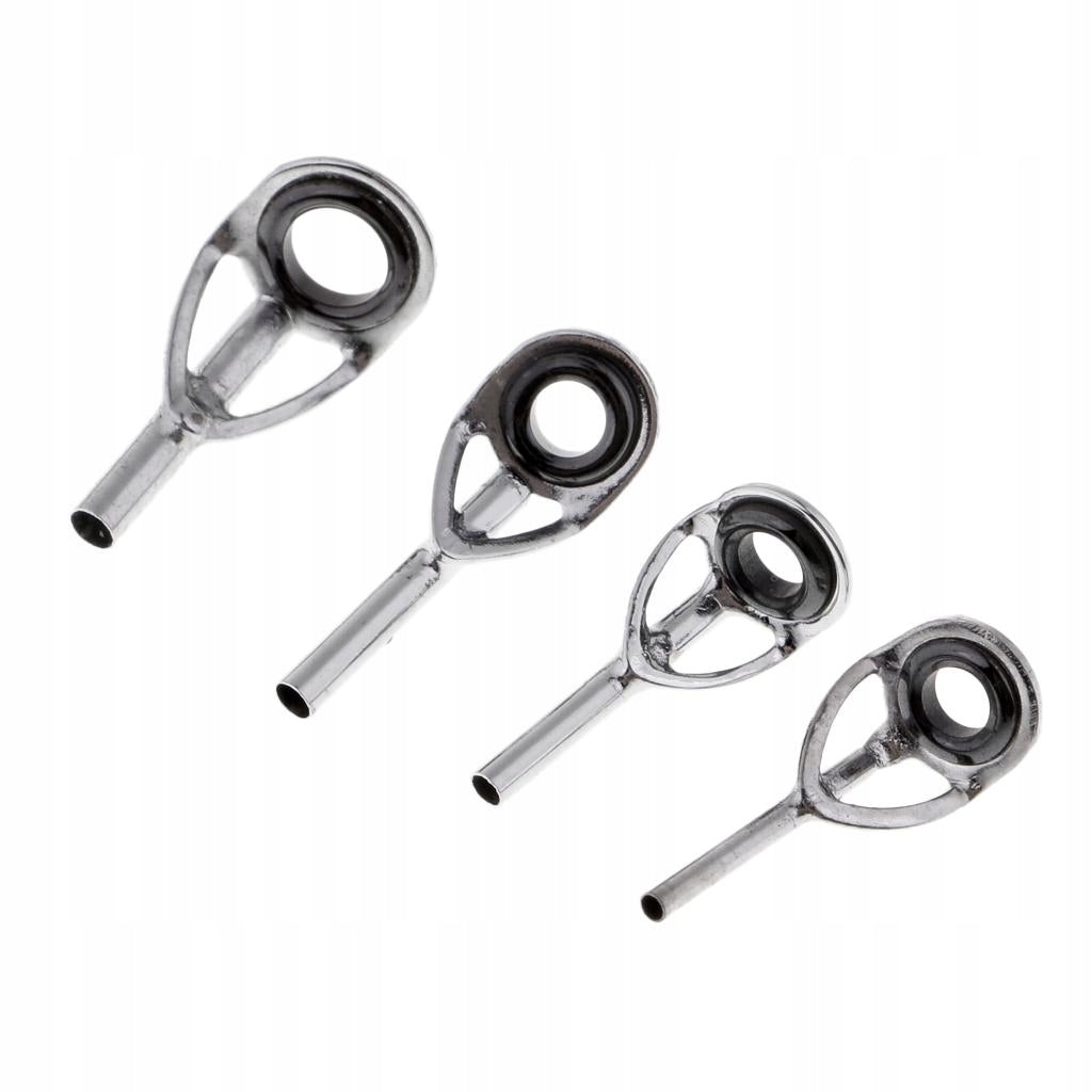 49Pcs Fishing Rod Guides Set Tip Repair Kit DIY Rod Building Parts for Weight 67 g