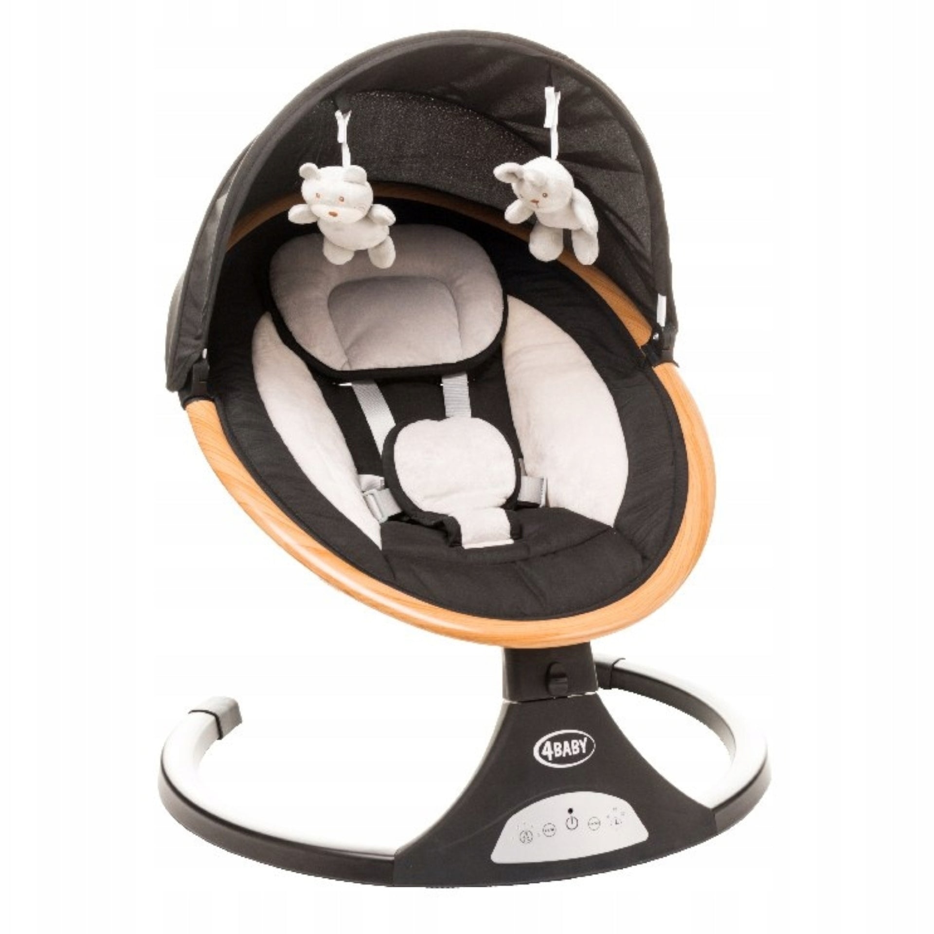 4BABY ELECTRIC SWING FOR BABIES ROCK'N RELAX XXIV BLACK AND