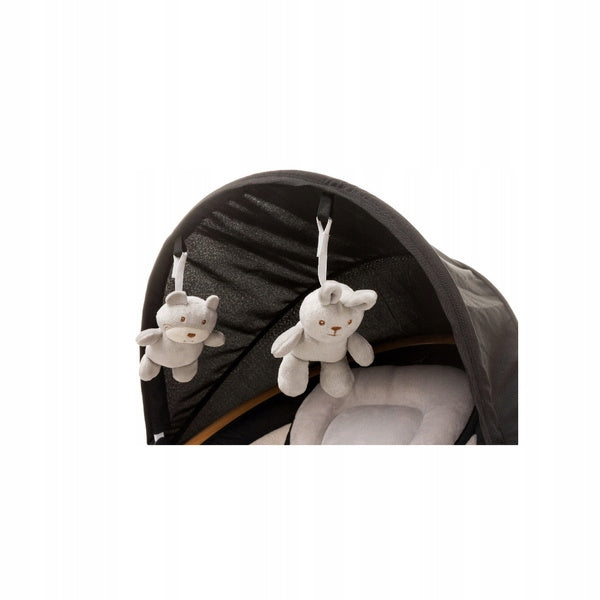 4BABY Rock'n Relax Sun Lounger Rocker Black Color black