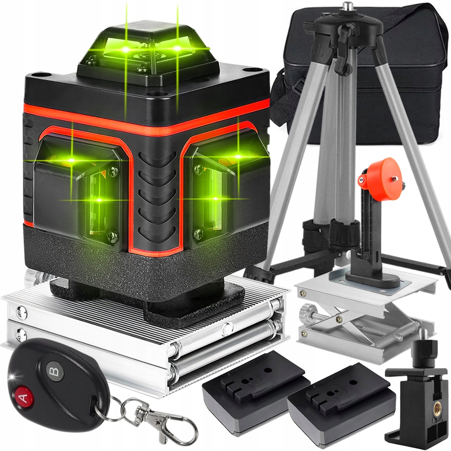 4D 16 LINE PLANE LASER LEVEL 360 CROSS LASER TRIPOD