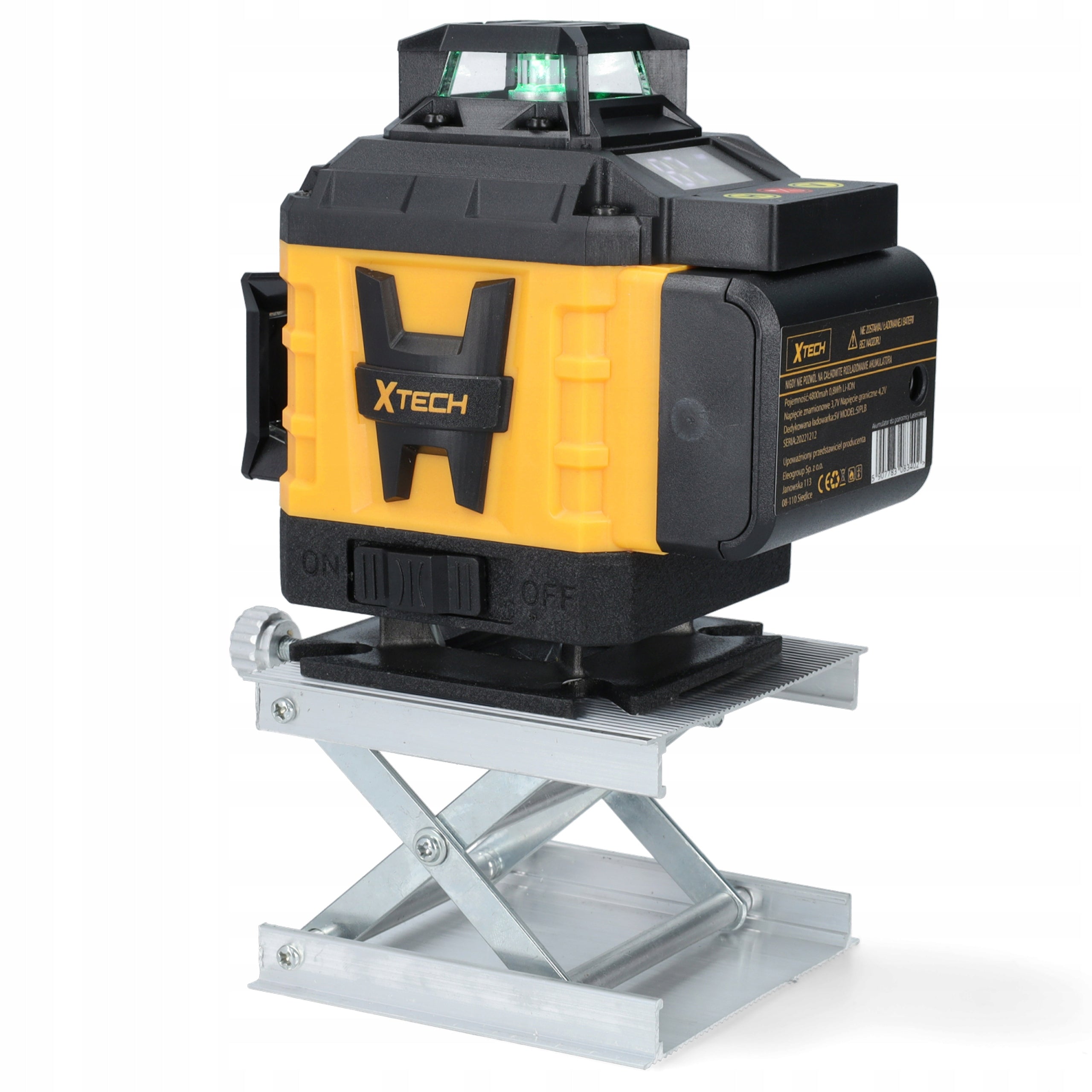 4D 360° LASER LEVEL 16 LINES WITH TRIPOD REMOTE CONTROL 2 BATTERIES PRO Manufacturer code POZIOMICA LASEROWA 4D 360° 16 LINII