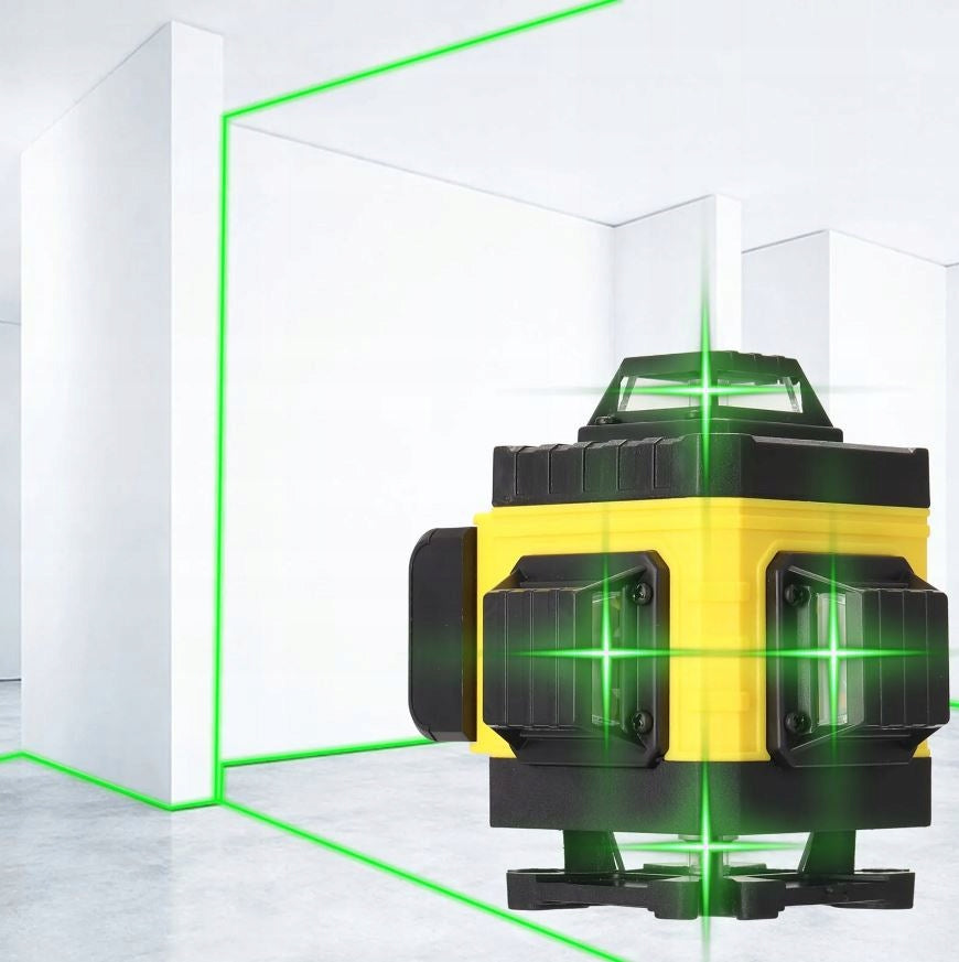 4D LEVEL LASER LEVEL 16 CROSS LINE 360 LASER CASE REMOTE CONTROL Packaging status original