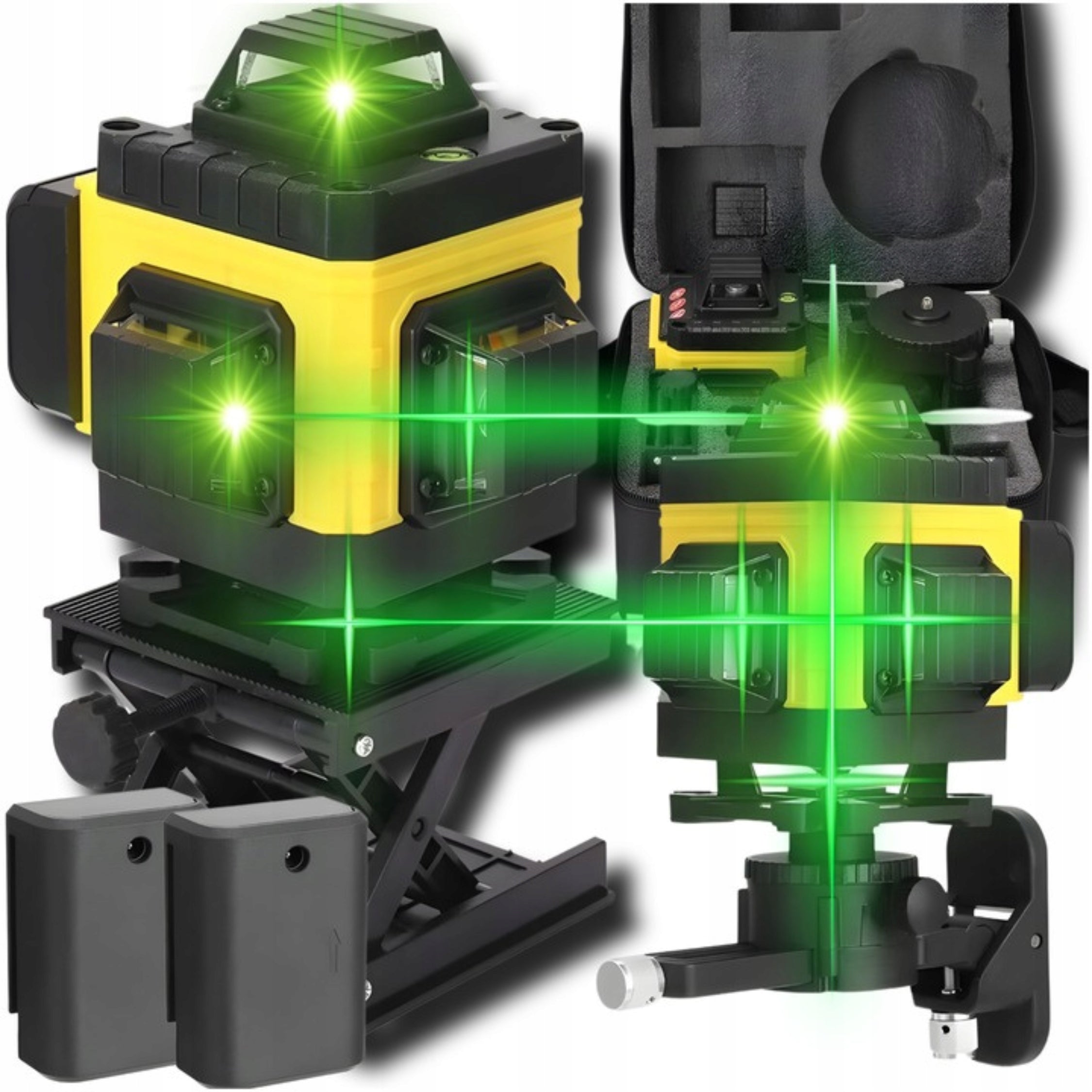 4D LEVEL LASER LEVEL 16 CROSS LINE 360 LASER CASE REMOTE CONTROL