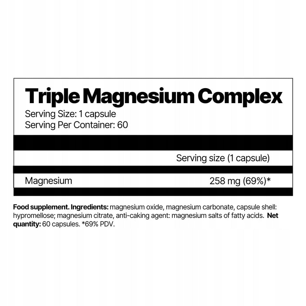 4ENDURANCE PRO Triple Magnesium Complex 60 Capsules Brand no brand