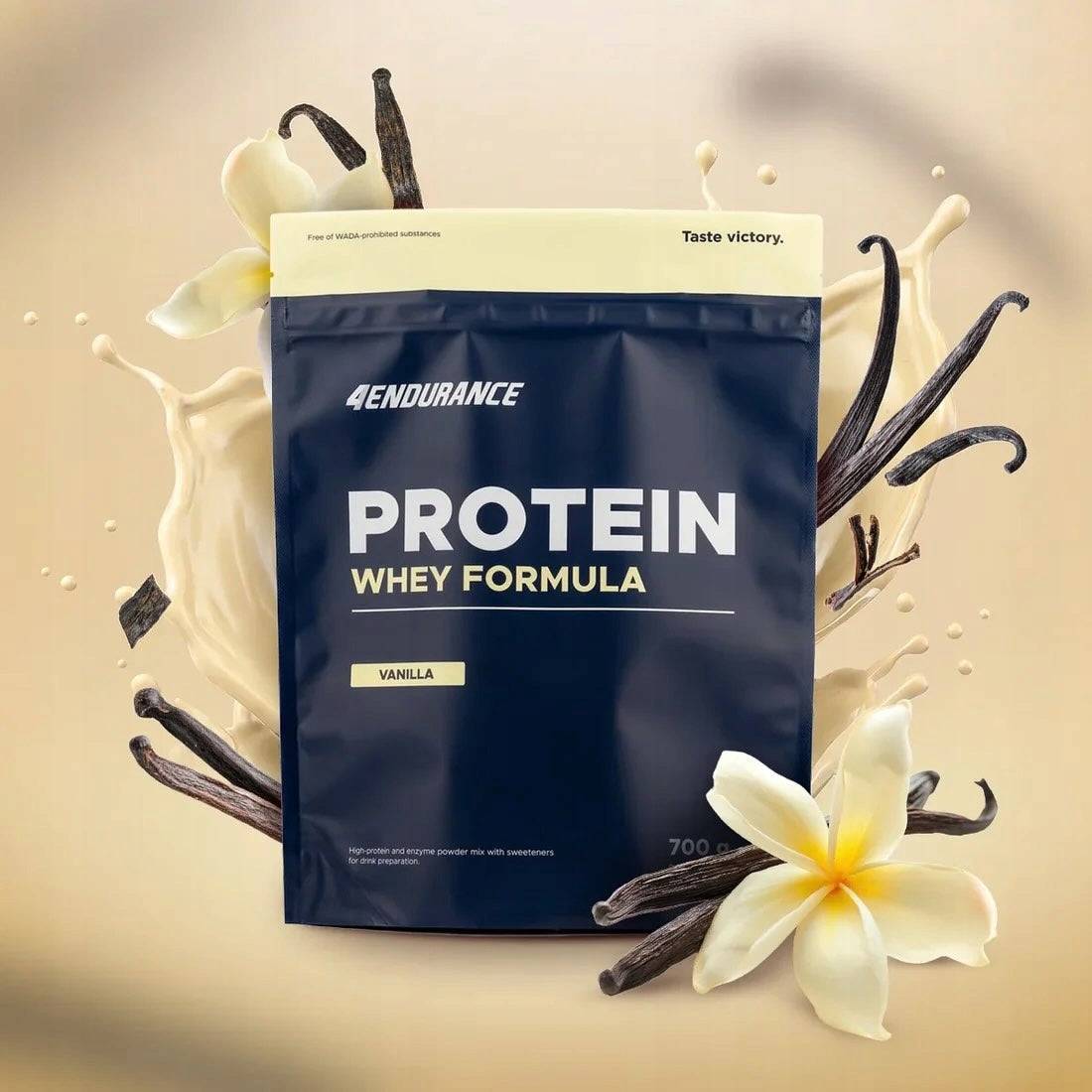 4ENDURANCE PROTEIN WHEY FORMULA 700G VANILLA PROTEIN SUPPLEMENT Expiration date at least 1 year from the date of purchase