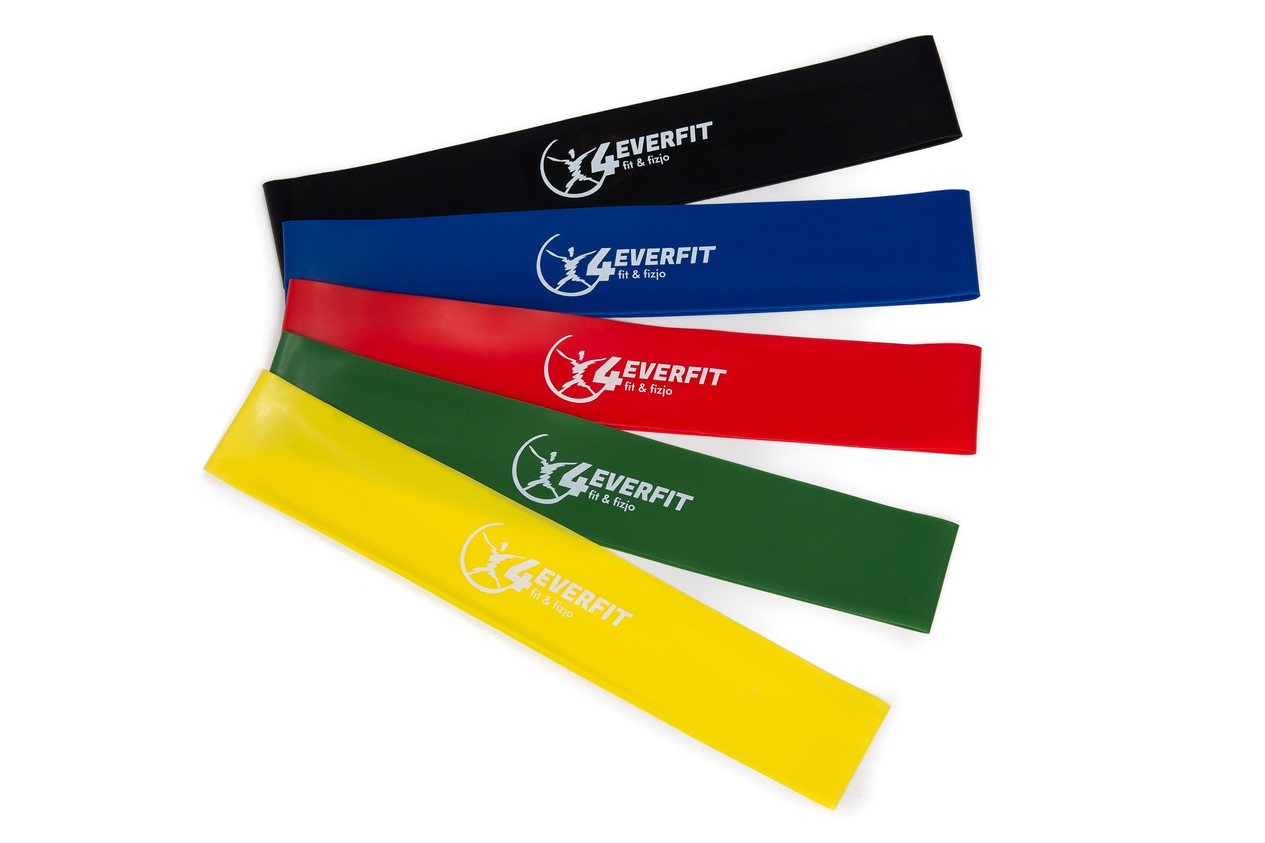 4EVERFIT Set of 5 Mini BAND FITNESS Exercise Rubbers Training Manufacturer code MB
