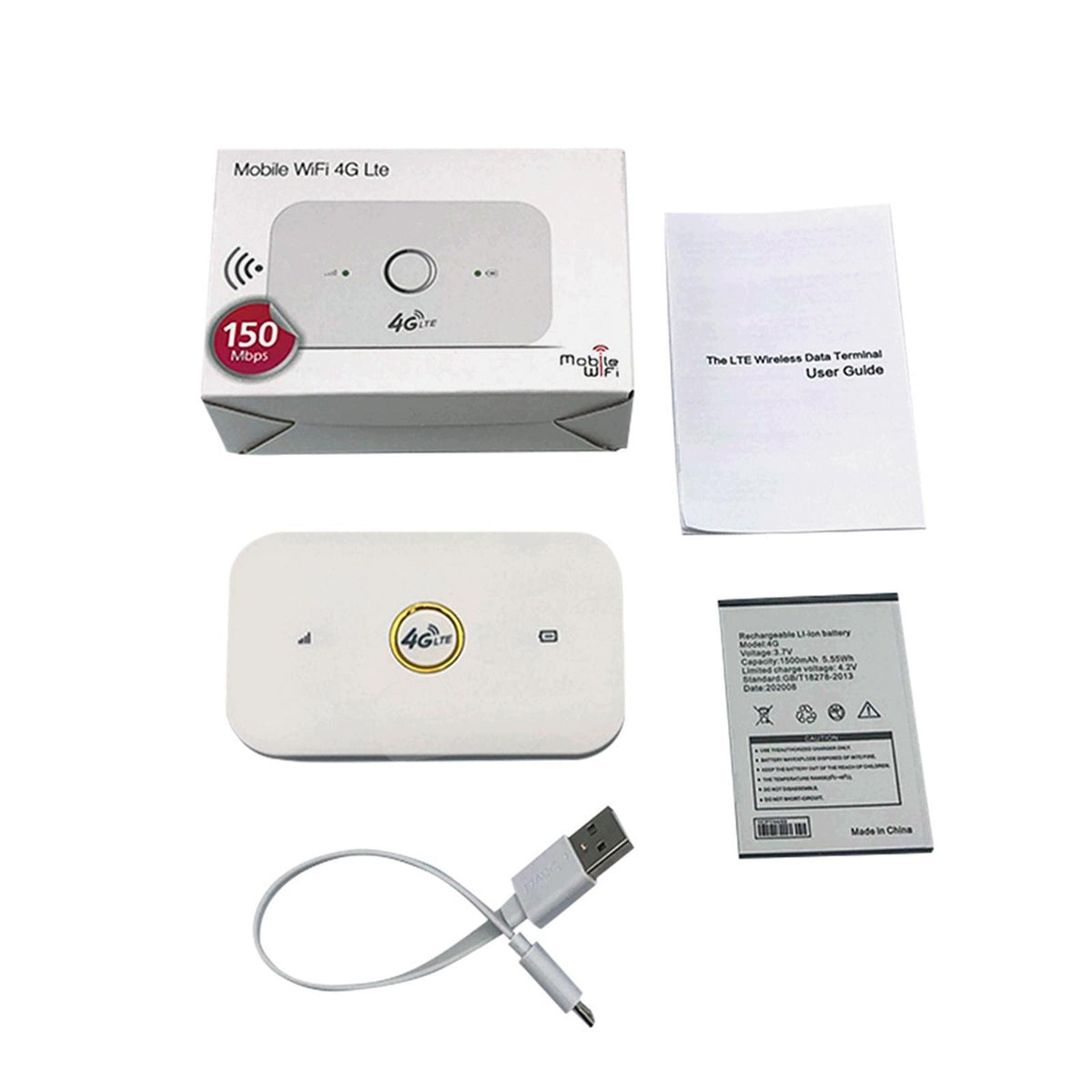 4G LTE Mifi Wireless Router WiFi Mobile Hotspot 150Mbps Mobile WiFi Mobile Model Wifi Router