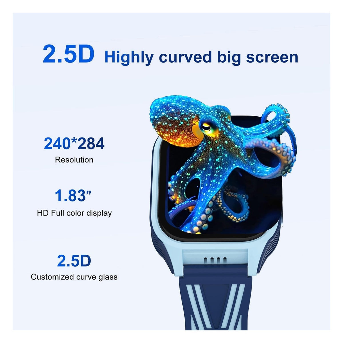 4G Smartwatch for Kids with GPS and Video Calls - Pink Brand no brand