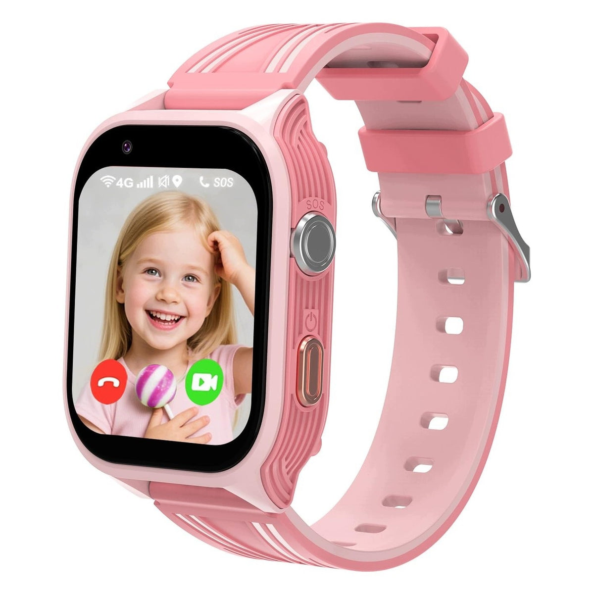 4G Smartwatch for Kids with GPS and Video Calls - Pink