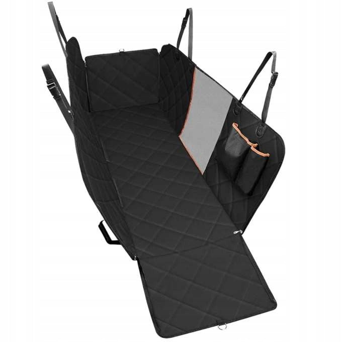 4IN1 DOG CAR MAT UNIVERSAL SEAT COUCH TRUNK BLACK Size multipurpose