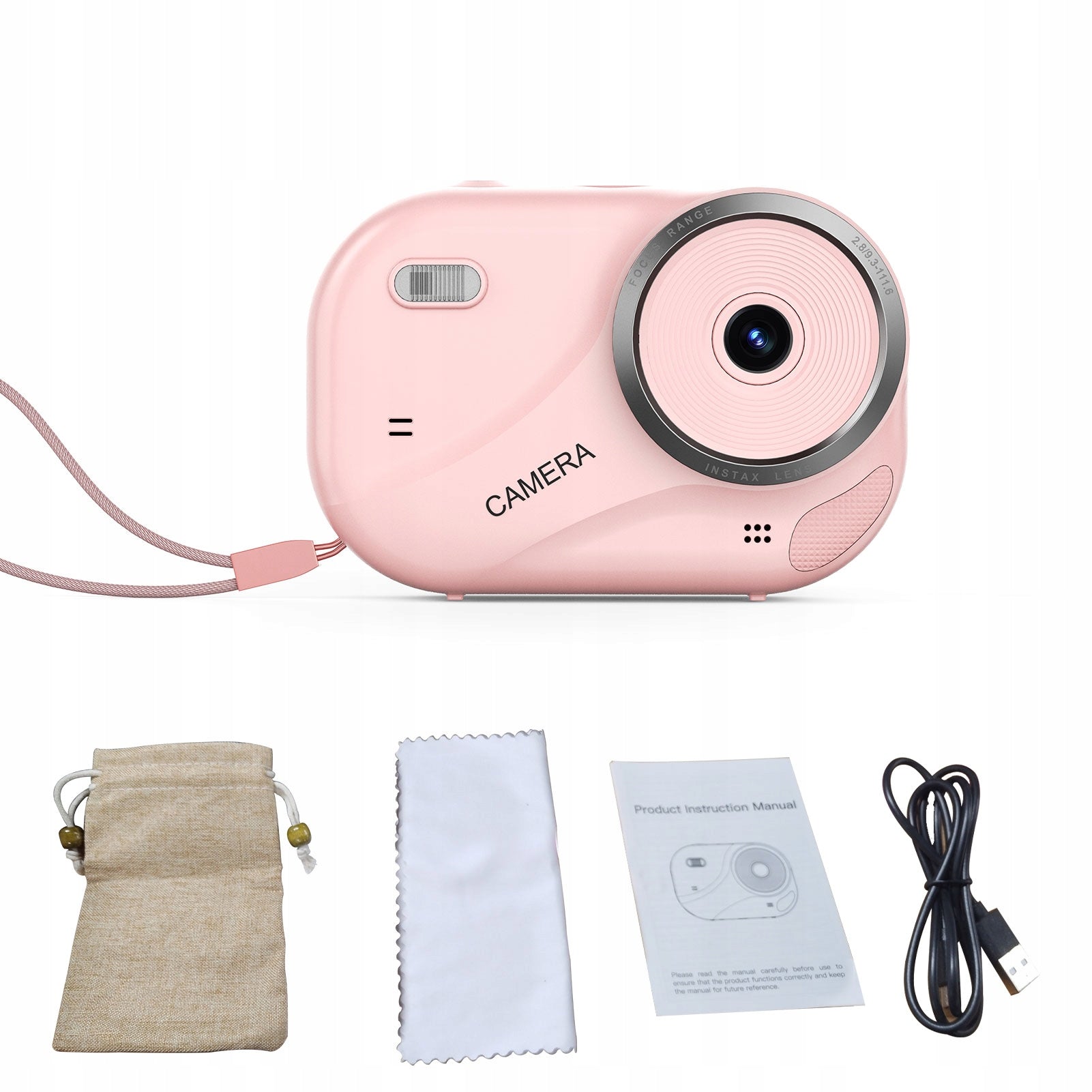 4K 16x Zoom 48MP Digital Camera with 32GB Flashlight Card for Teens LO Model 0934ZAQZ