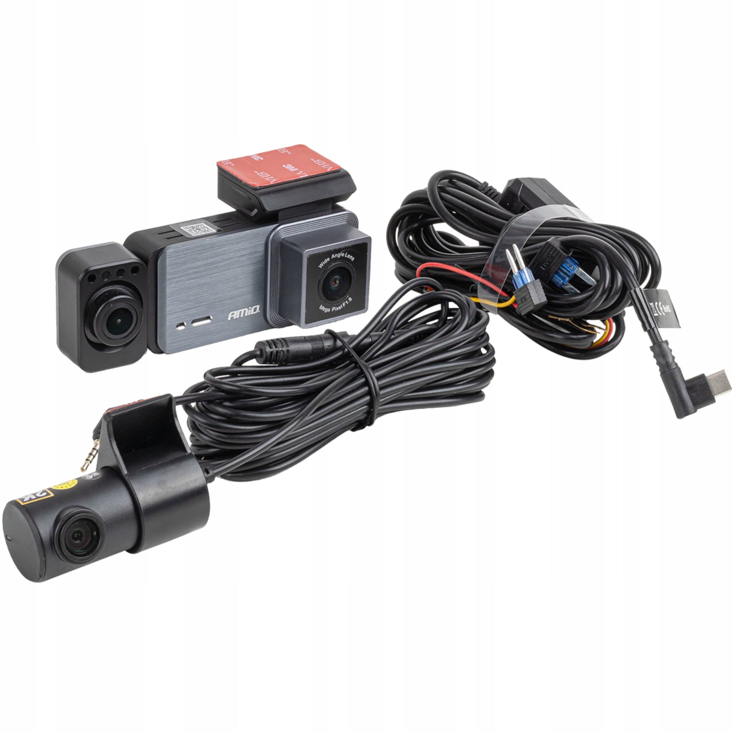 4K + 1K + 2K WLAN WIFI UHD 512 GB AMIO-04802 car video recorder Packaging status original