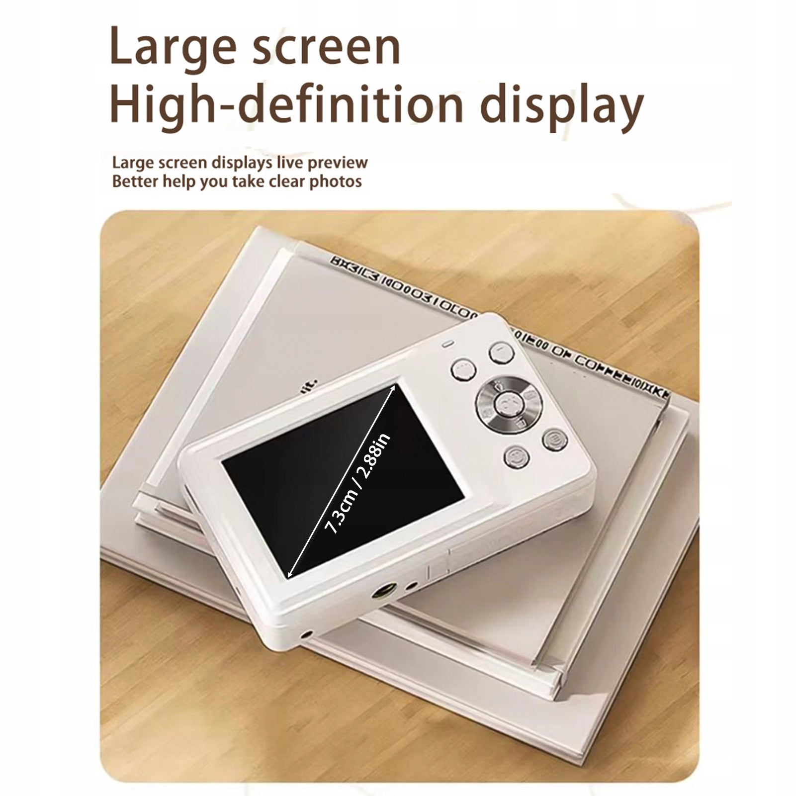 4K/30fps 64MP Digital Camera 2,4 Inch 18x Digital OX Screen Brand no brand