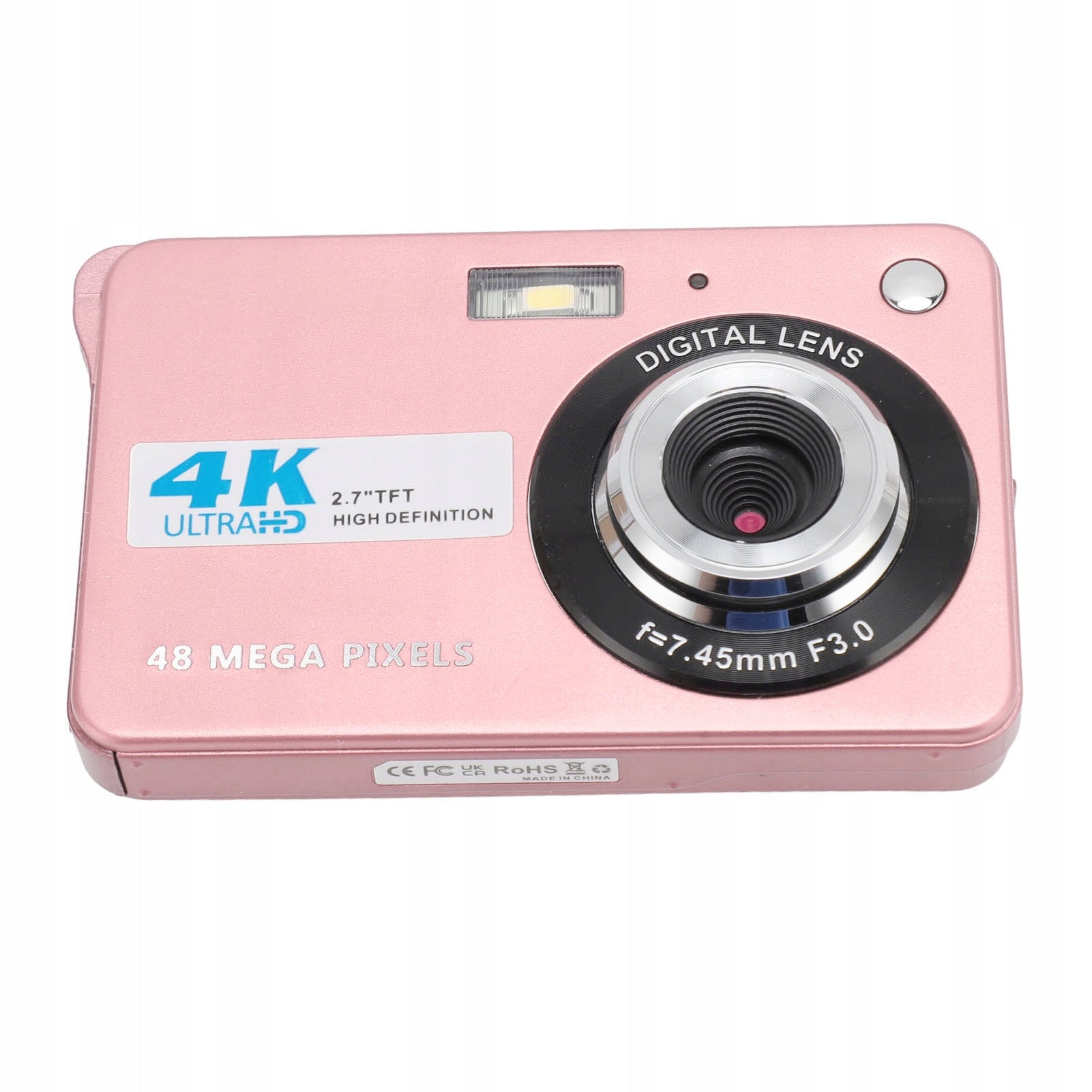 4K 48 MP HD Digital Camera 2,7 Inch Screen 8x Zoom Auto Focus 0P Model 5675RKMH