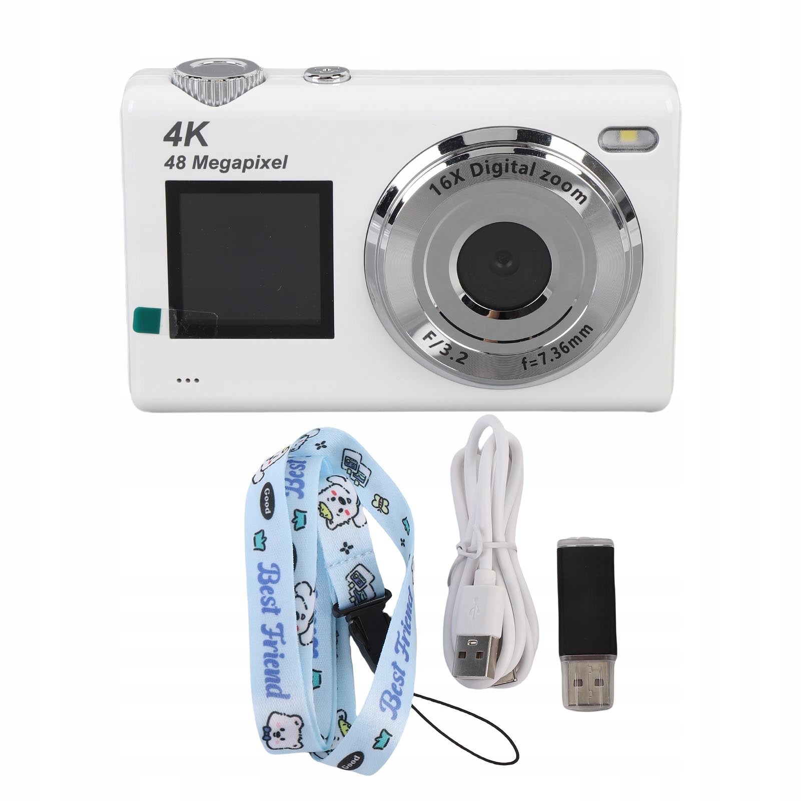 4K 48MP Dual Screen Digital Cameras Auto Focus Compact Small G4