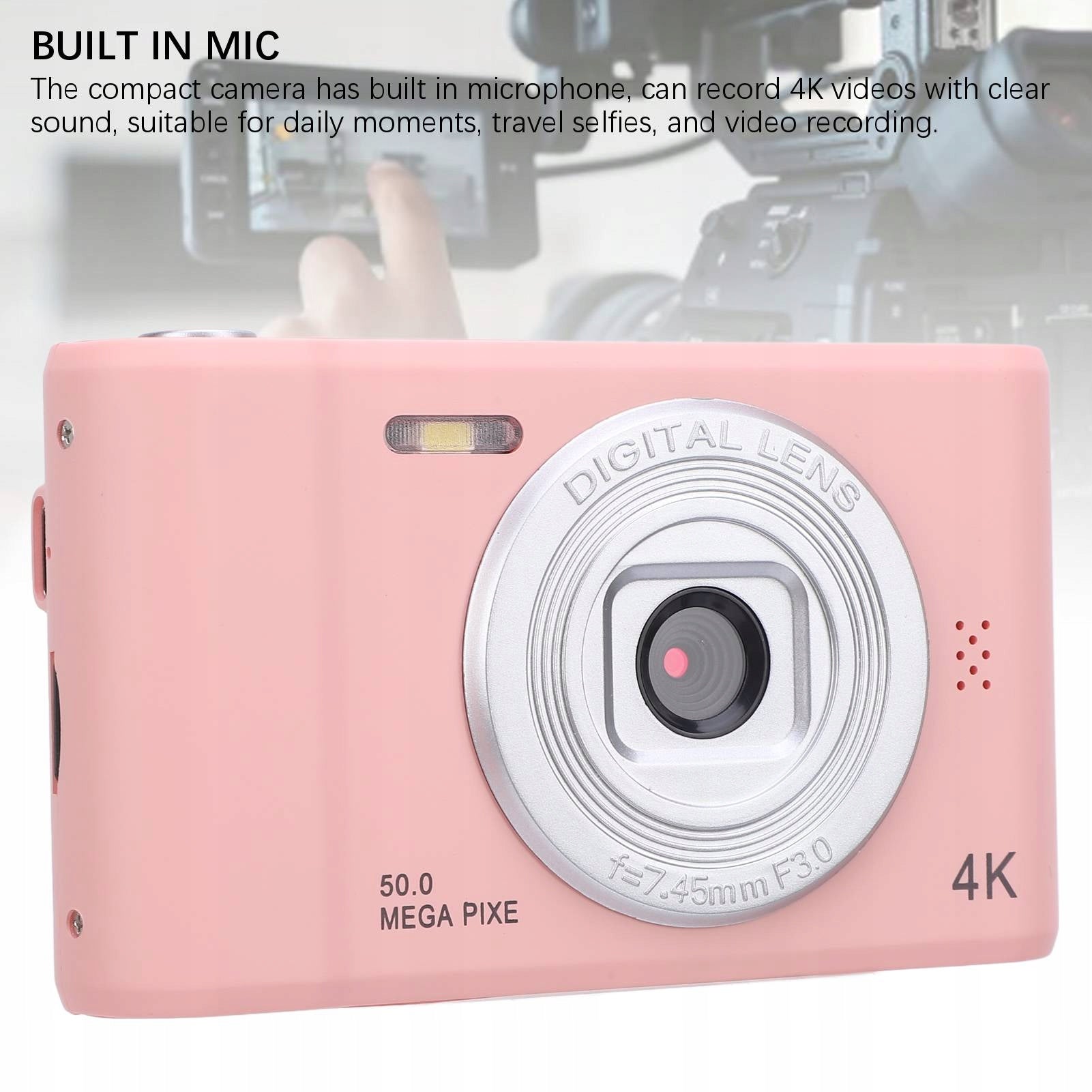 4K 50MP Digital Camera 2,4 Inch Color Screen 8x Zoom Anti Shake TO Brand no brand