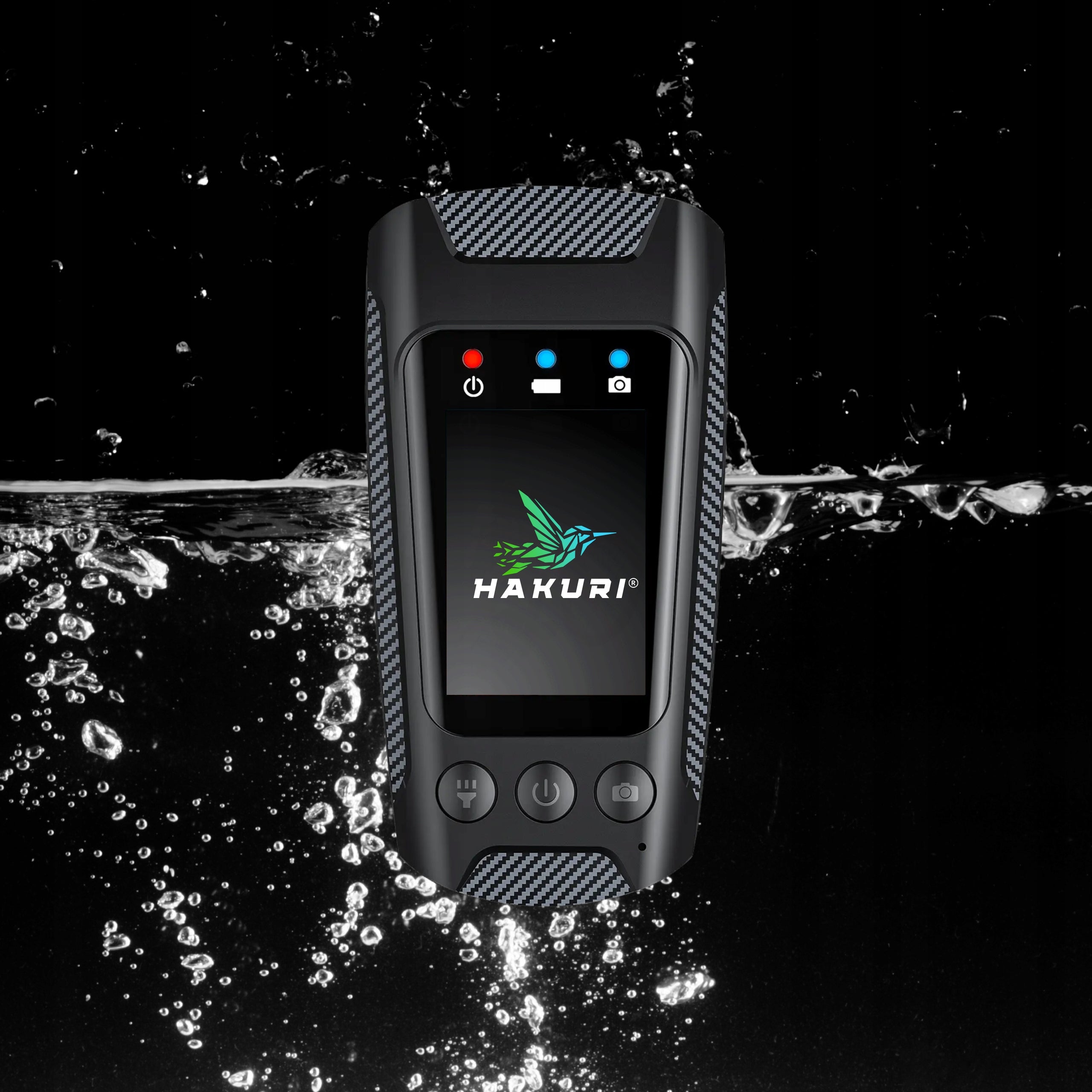 4K/60FPS UHD Video Sports Camera Flashlight Horn 4in1+ 64G Hakuri Packaging status original