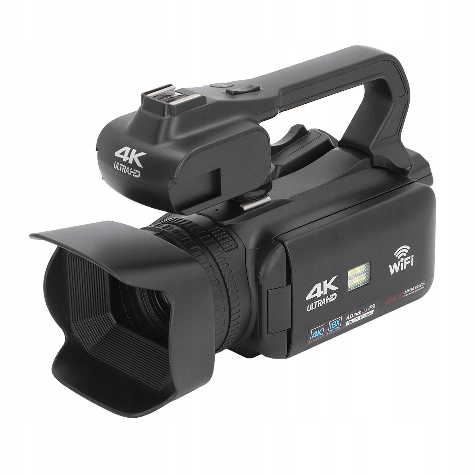4K 64 MP Camera 18x Digital Zoom 4 Inch Touch Screen Camera 48 Model 4023NQPH