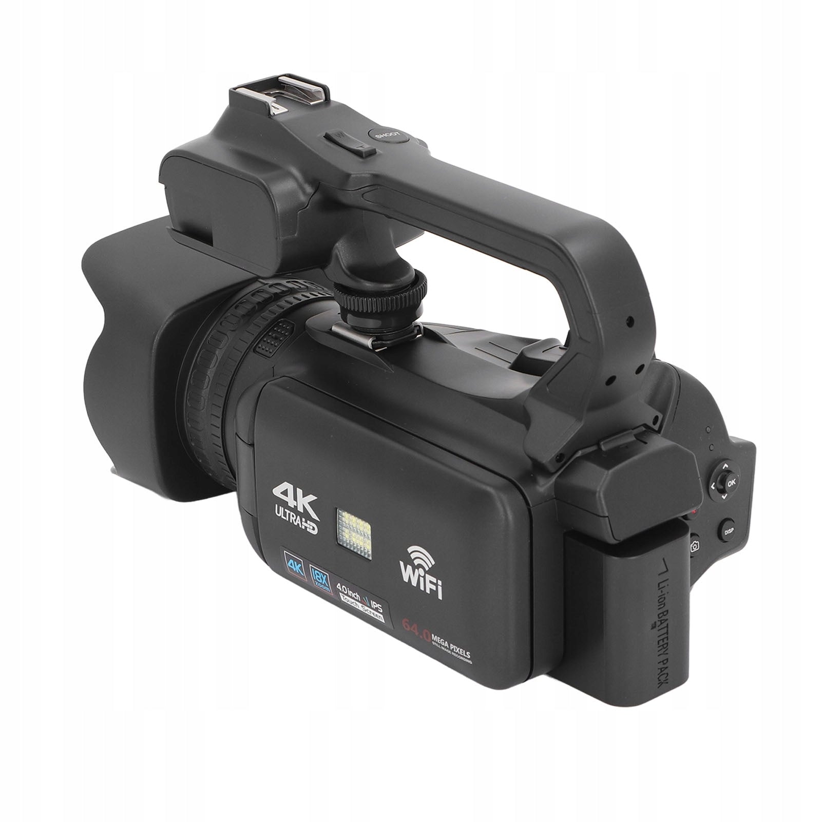 4K 64MP Camera 18x Digital Zoom 4 Inch Touch Screen JH Camera Model 3469IADR