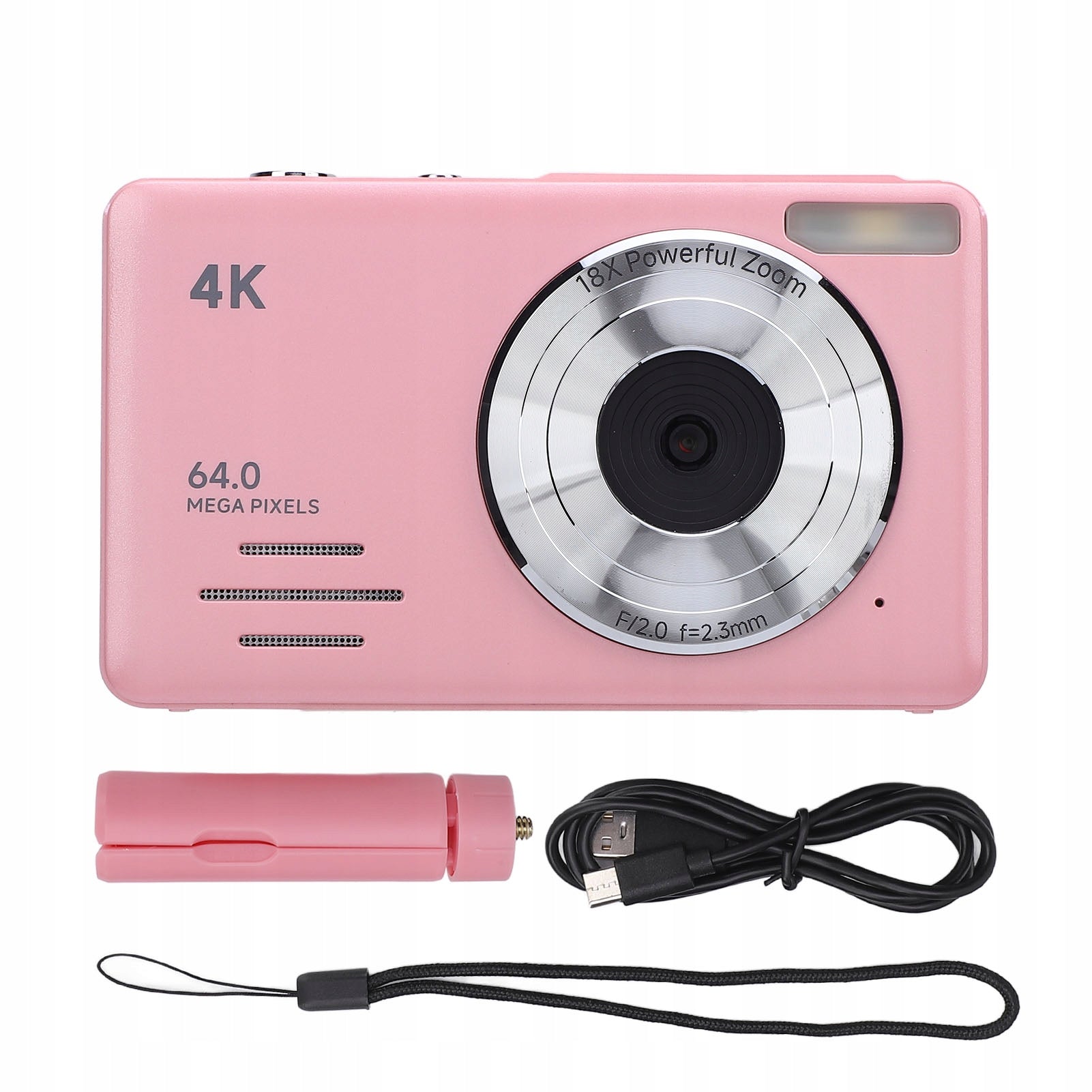 4K 64MP Digital Camera with 18x Digital Zoom Auto Focus Compact KT Brand no brand