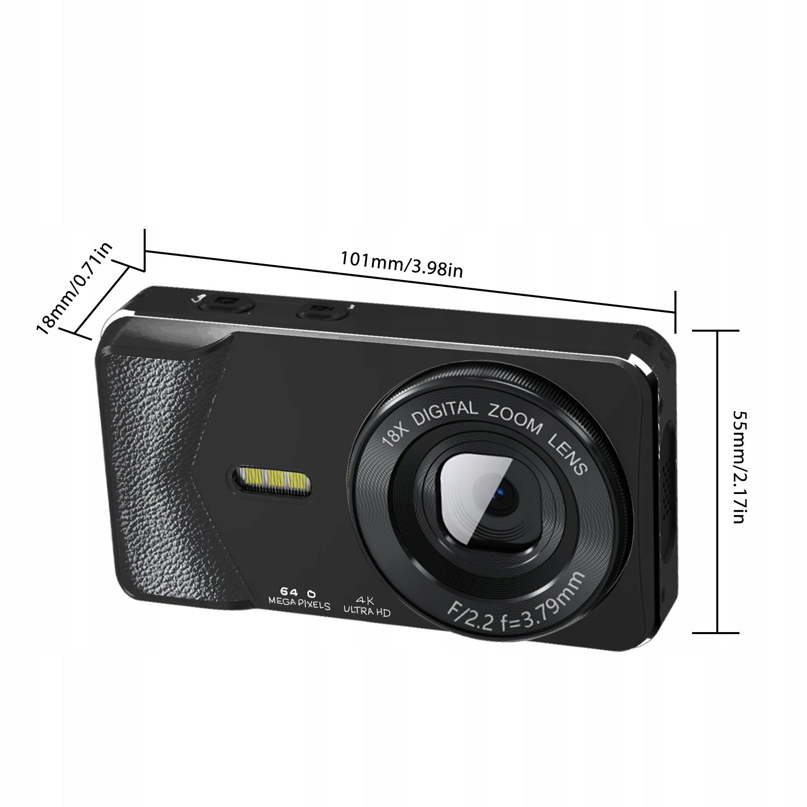 4K 64MP SILLIE HIGH RA VIDEO Digital Camera