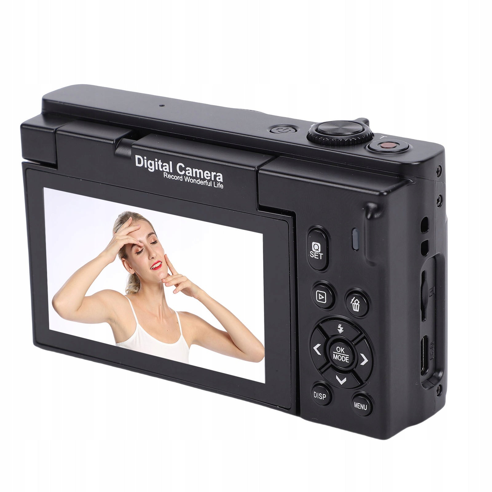 4K 75MP Digital Camera 18x Zoom WiFi Mirrorless Camera with 4Q Brand no brand
