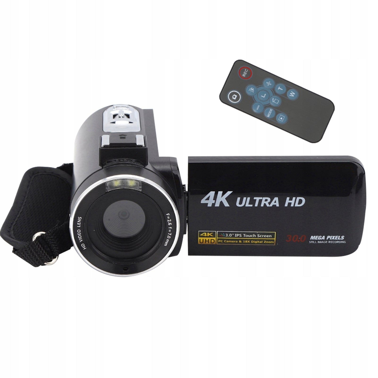 4K Anti Shake High Definition Digital Video 18x Zoom 3 Inch NN Brand no brand