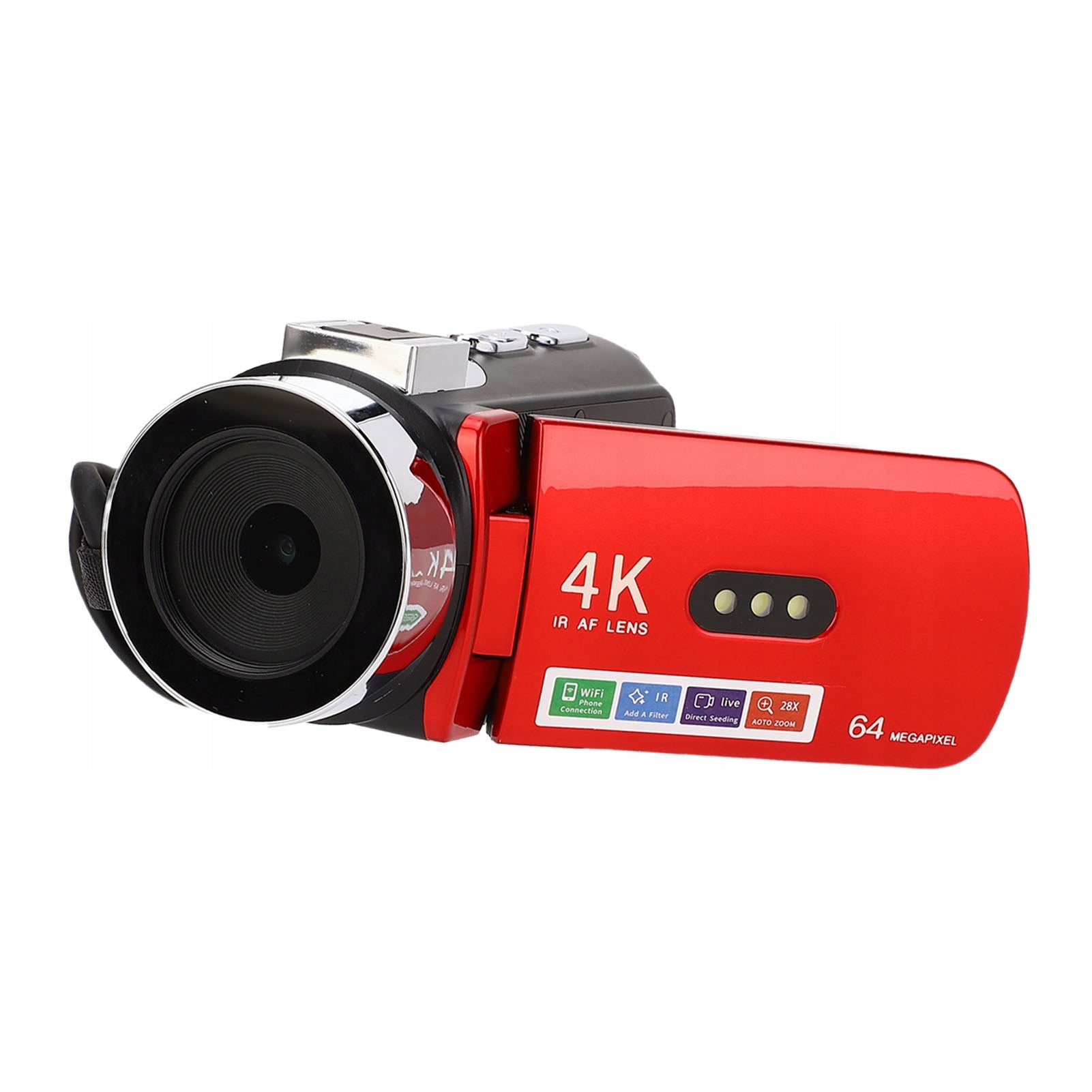 4K Camera Video Camera 64MP WiFi Vlog Camera With 3,0 Z0 Rotary Screen Brand no brand