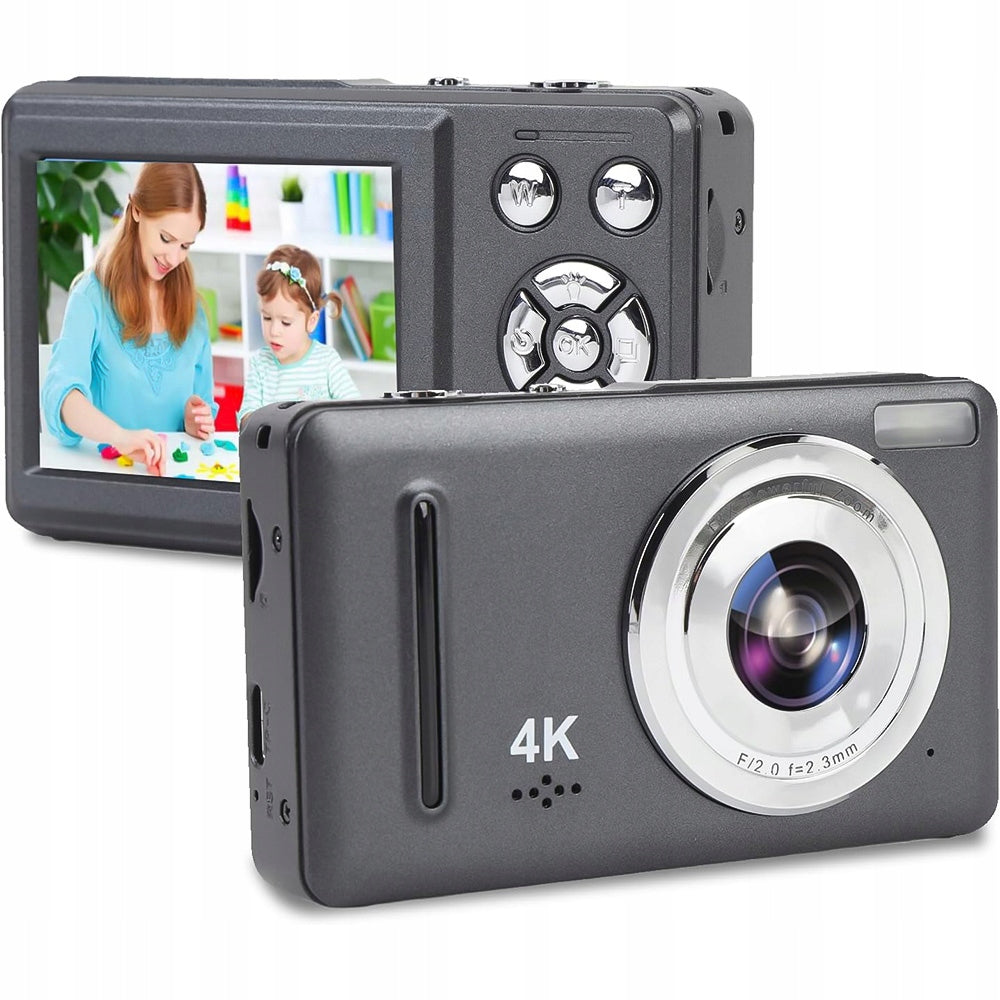 4K DIGITAL CAMERA 64MP AUTOFOCUS ZOOM 18X BLACK SCREEN 2.4 INCH Brand OTH