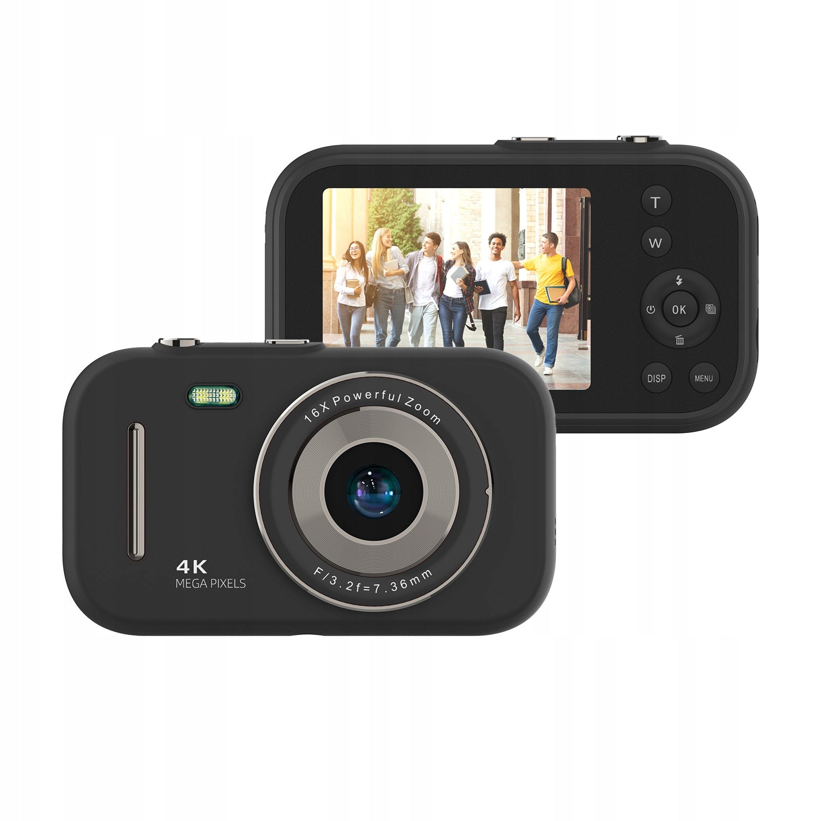 4K Digital Camera Portable 48MP Digital Video Camera 2,8 Inch 7J Model 4376XLQH