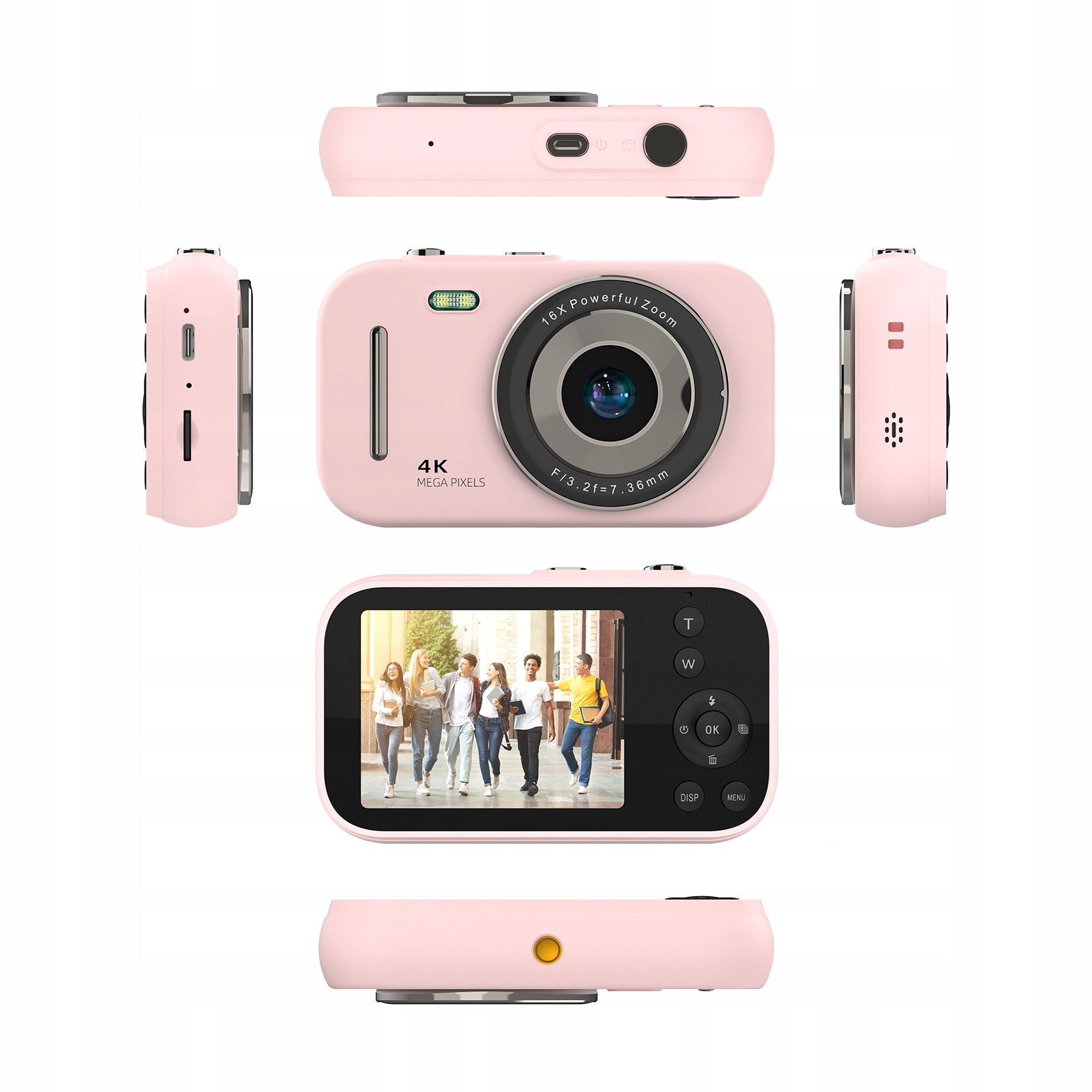 4K Digital Camera Portable 48MP Digital Video Camera 2,8 Inch EE