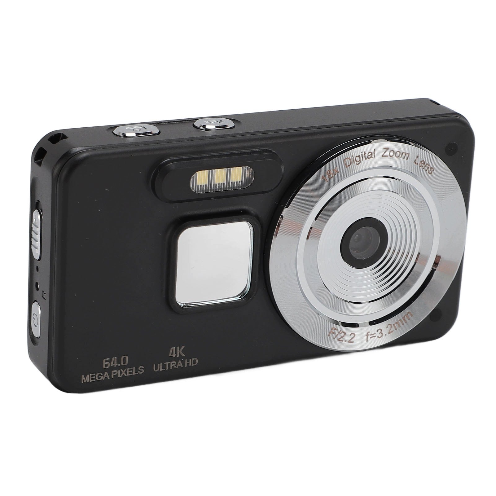 4K Digital Camera Portable Camera 64MP 18x Zoom Autofocus Anti Shake ZC
